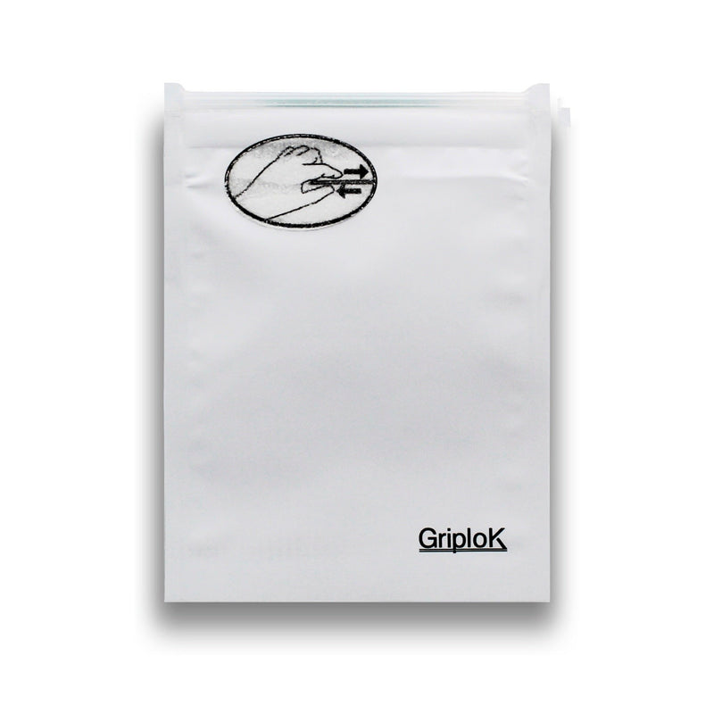 1g Matte White Mylar Bags - 1500 Count | 3.5"x4.5" - Child Resistant