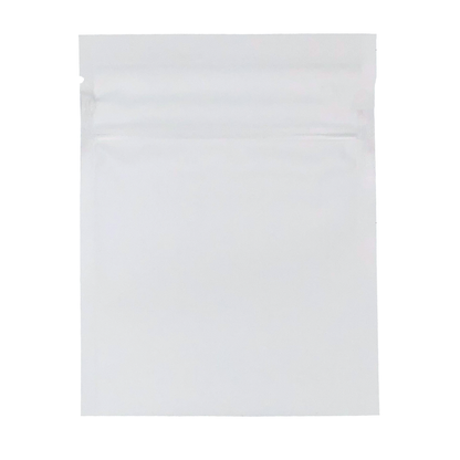 1g Matte White Bottom Load Bags - 3500 Count ($0.19/unit) | 3.5"x4.5" - Child Resistant