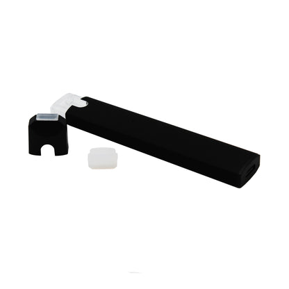 Black Delta-8 Disposable Ceramic Bucket Core Vape Pen with Micro USB Inlet for Thick Oils (Disassembled)