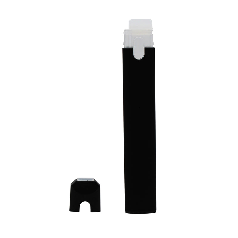 Black Delta-8 Disposable Ceramic Bucket Core Vape Pen with Micro USB Inlet for Thick Oils (Disassembled)