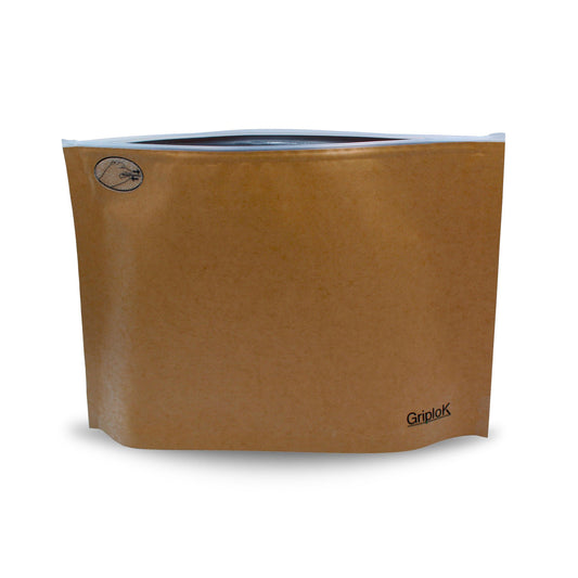 28g Kraft  Exit Bags - 500 Count ($0.54/Unit) | 12"x9"x4" - Child Resistant