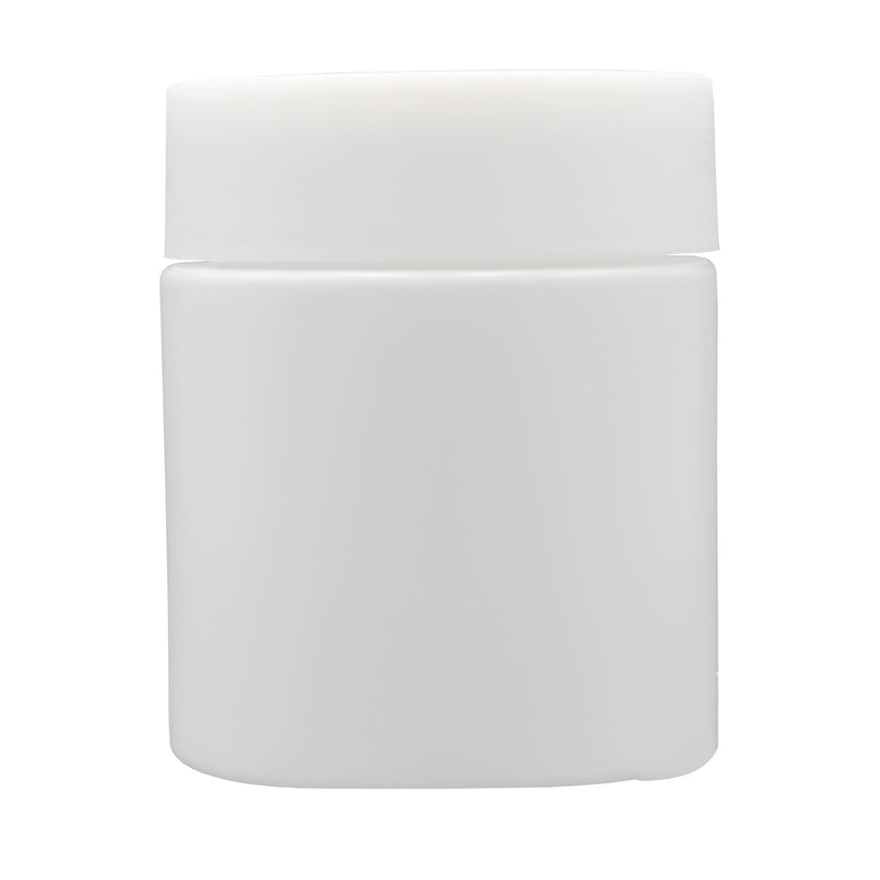 2oz White Glass Straight-Wall Wide-Mouth Jar with Child-Resistant Lid - 144 Count ($0.68/Unit)