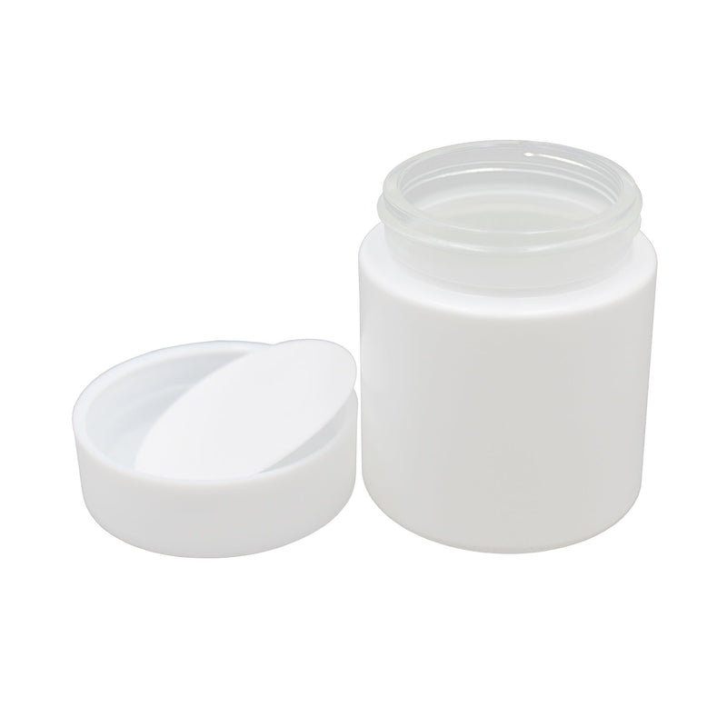 4oz White Glass Straight-Wall Jar with Child-Resistant Lid - 105 Count ($0.82/Unit)