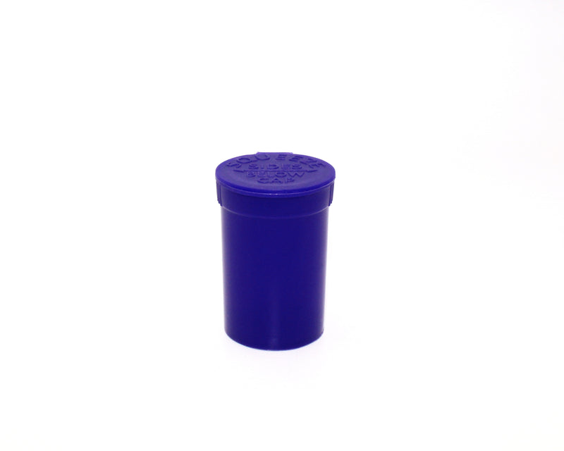Opaque Purple 6 Dram GriploK Child-Resistant Pop Top Bottle