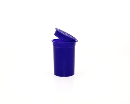 6 Dram Pop Top Bottles - 600 Count ($0.10/Unit) - Child Resistant