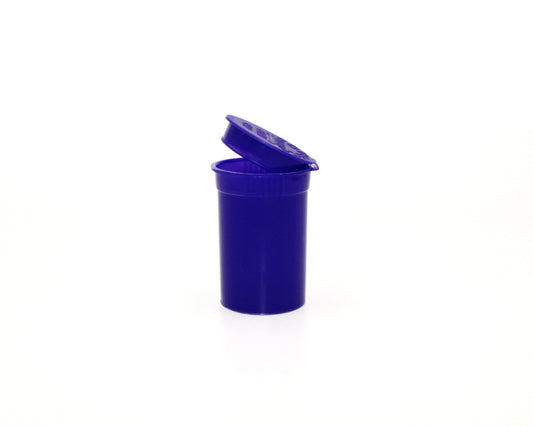 6 Dram Pop Top Bottles - 600 Count ($0.10/Unit) - Child Resistant