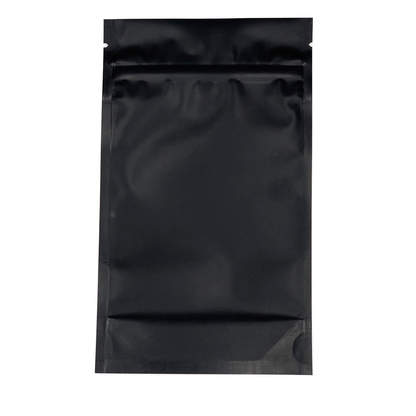 7g Matte Black Bags - 2400 Count ($0.27/unit) | 4"x6.7"x2" - Child Resistant