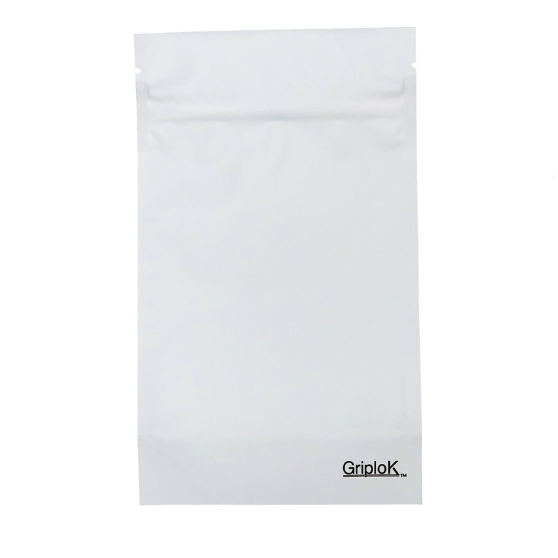 7g Matte White Bags - 2400 Count | 4"x6.7"x2" - Child Resistant