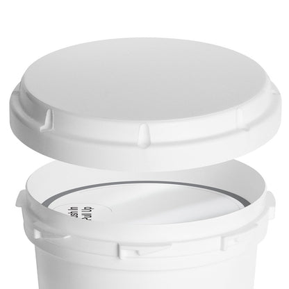 Opaque White CoolJarz 40 Dram Push & Turn Vial with Child-Resistant Cap