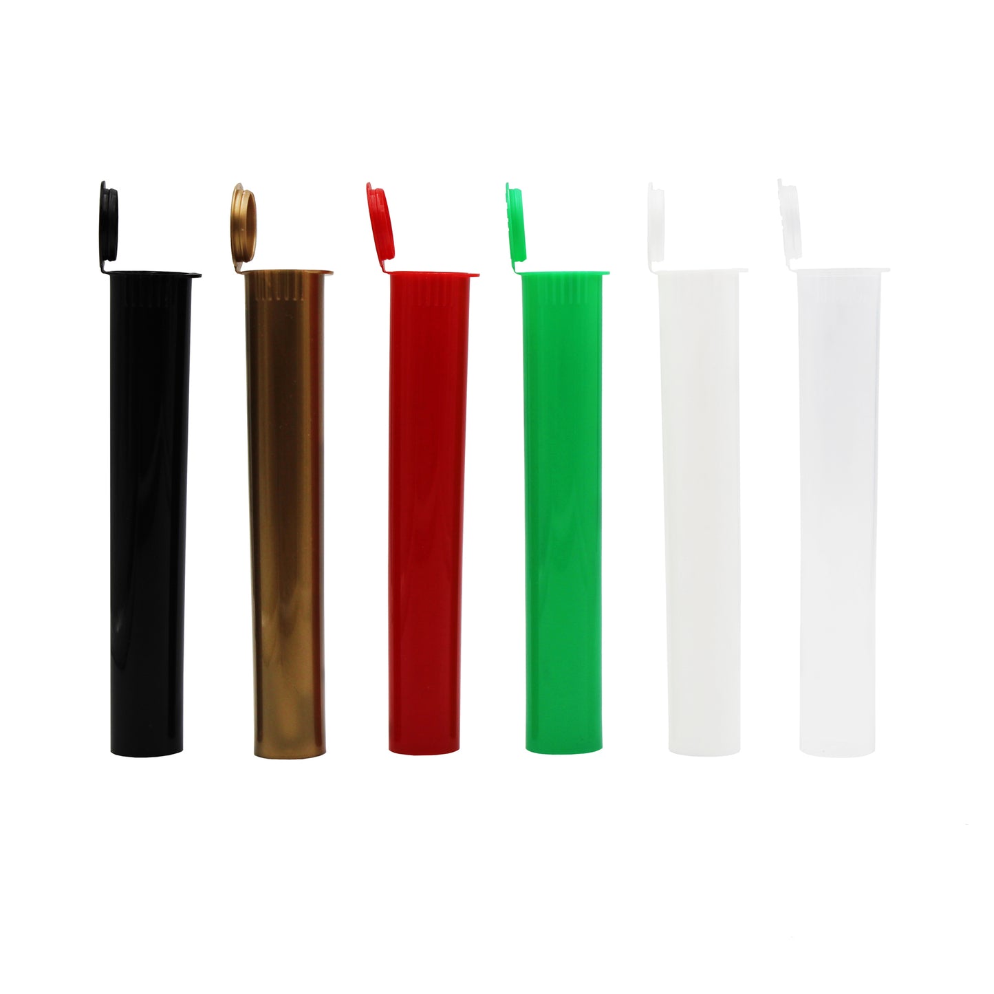 Color Selection of GriploK Child Proof Opaque 116mm GriploK Pre Roll Tubes