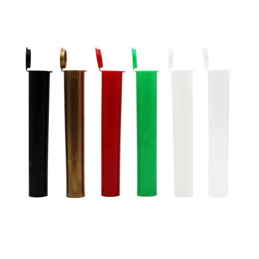 Color Selection of GriploK Child Proof Opaque 116mm GriploK Pre Roll Tubes