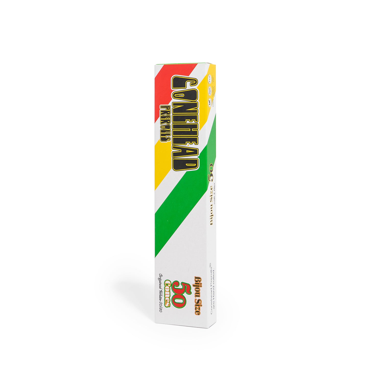 ConeHead Display Box Bijou Size White 8 x 50 Packs - 400 count - ($0.1/Unit)