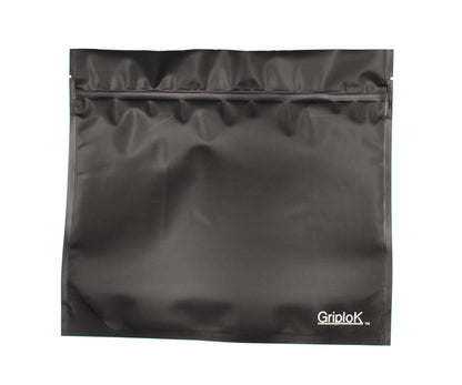28g Matte Black Bags - 800 Count ($0.38/unit) | 9"x8"x3" - Child Resistant