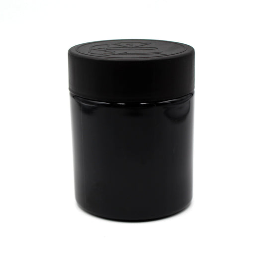 6oz Black PET Plastic Jar with CR Lid & PE Liner - 456 Count ($0.38/Unit)