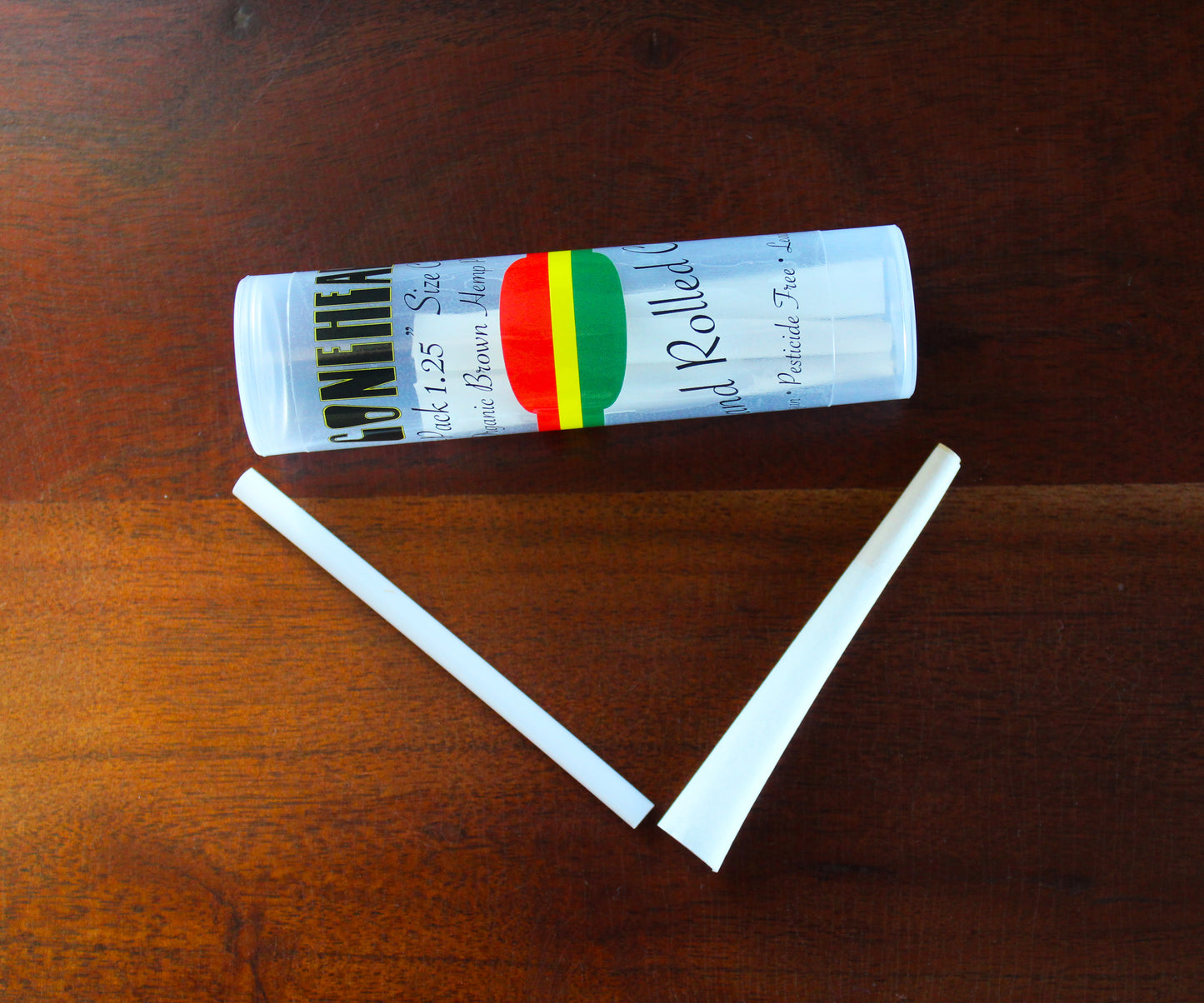 ConeHead 1 1/4 Size Organic Brown Hemp Cones with 114W Tube