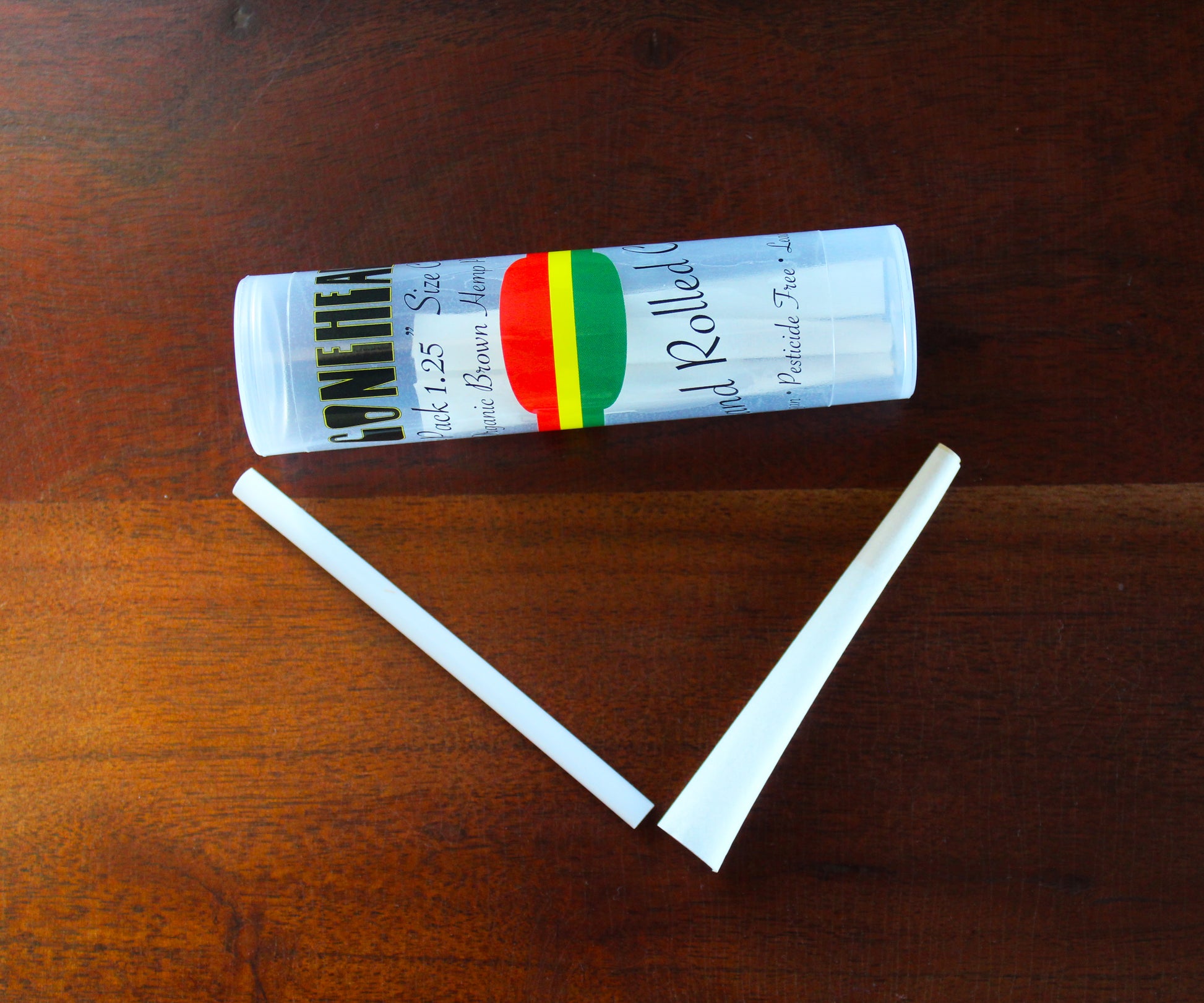 ConeHead 1 1/4 Size Organic Brown Hemp Cones with 114W Tube