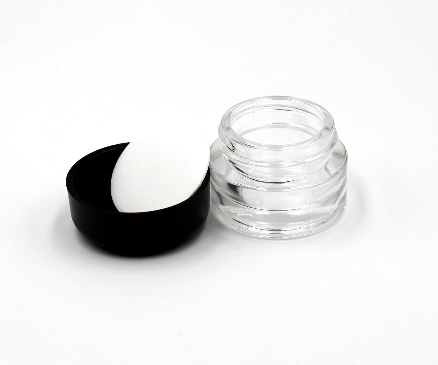 Certified Child-Resistant 5ml Flint (Clear) GriploK Glass Concentrate Jar with PE Liner
