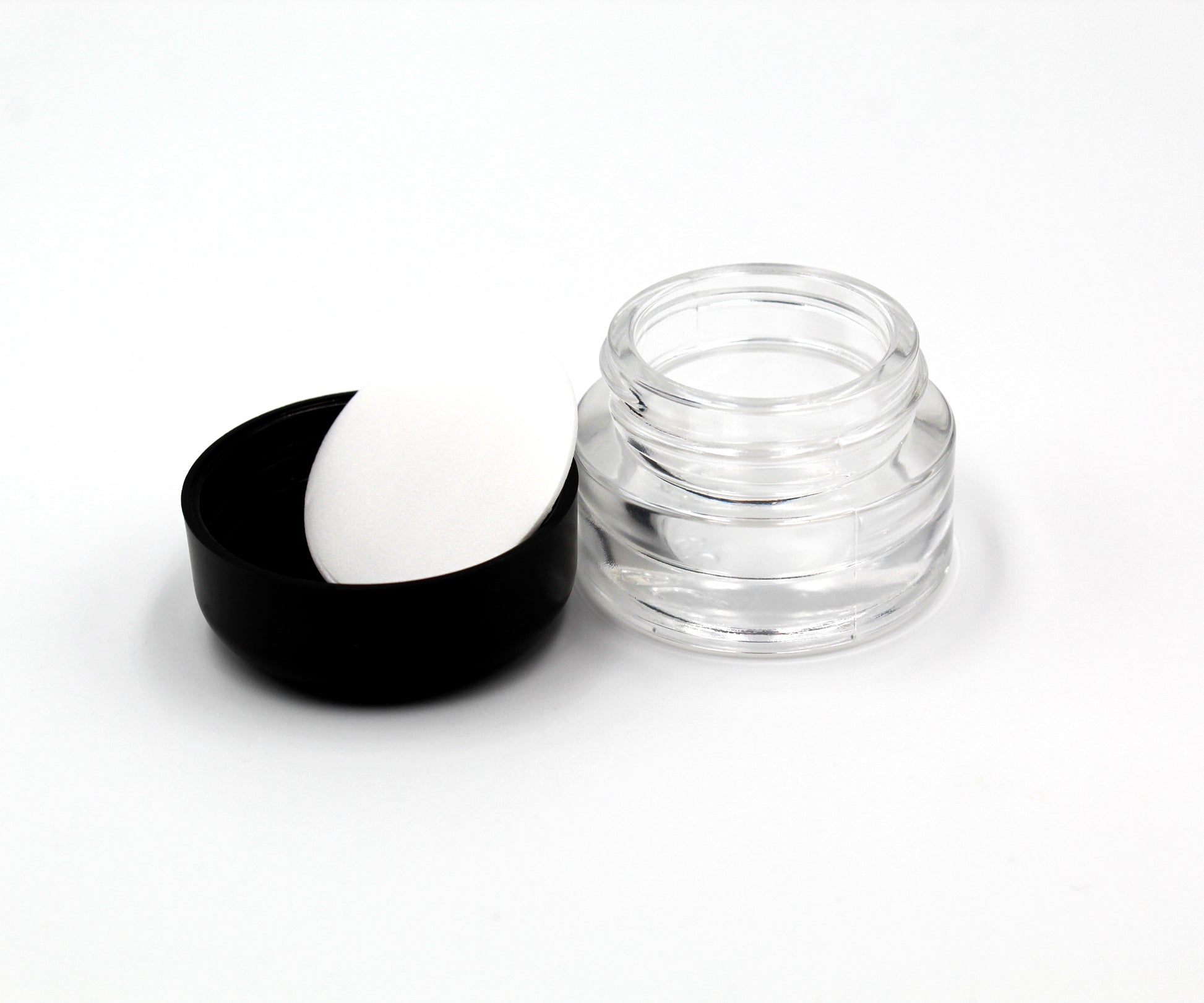 Certified Child-Resistant 5ml Flint (Clear) GriploK Glass Concentrate Jar with PE Liner