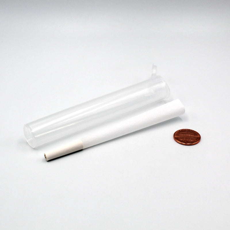 ConeHead White Hand Rolled King Size Cone with GriploK 116mm Clear Tube (Comparison Picture)