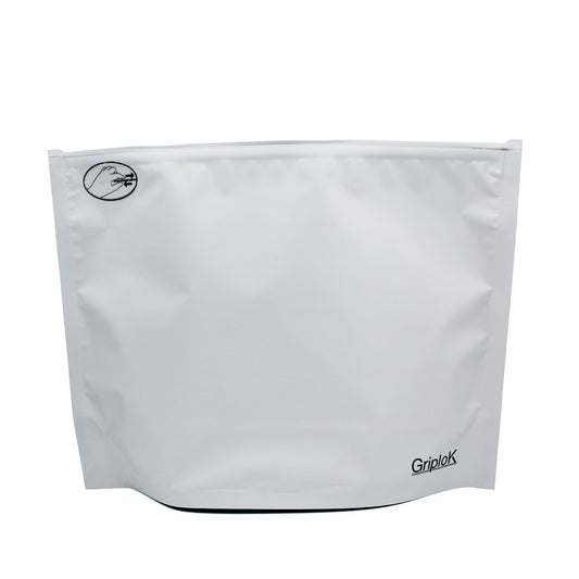 28g Matte White Exit Bags - 500 Count ($0.54/Unit) | 12"x9"x4" - Child Resistant