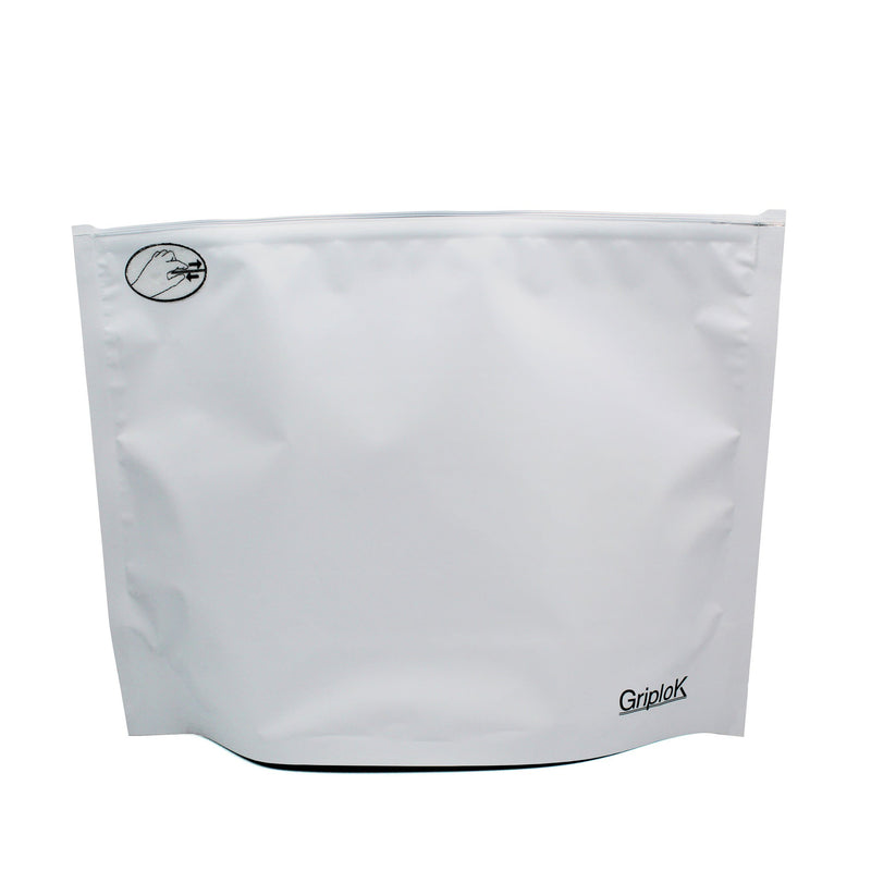 28g Matte White Exit Bags - 500 Count ($0.61/Unit) | 12"x9"x4" - Child Resistant