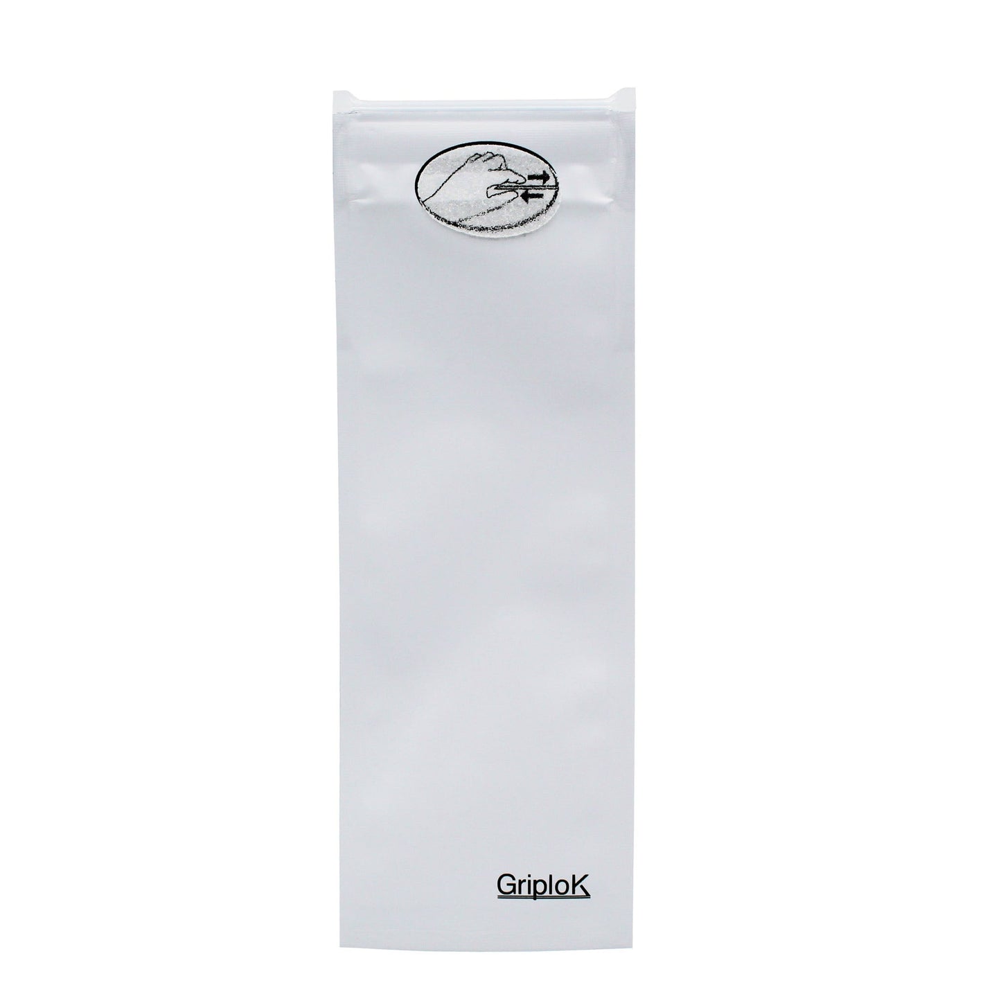 Matte White Mylar Pre Roll/Syringe/Vape Pen Bags - 1500 Count ($0.23/unit) | 2.5"x7" - Child Resistant