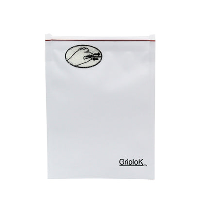 1g Matte White/Cherry Mylar Bags - 1500 Count ($0.20/unit) | 3.5"x4.5" - Child Resistant