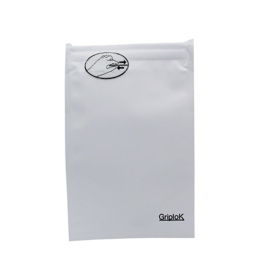 3.5g Matte White Mylar Bags - 1300 Count ($0.29/Unit) | 4"x6" - Child Resistant