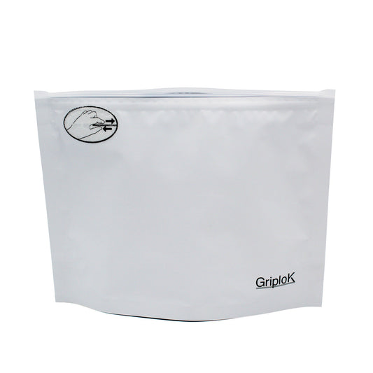 14g Matte White Exit Bags - 800 Count ($0.45/Unit) | 8"x6"x3" - Child Resistant