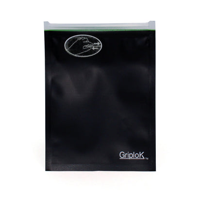 1g Matte Black/Lime Mylar Bags - 1500 Count ($0.20/unit) | 3.5"x4.5" - Child Resistant