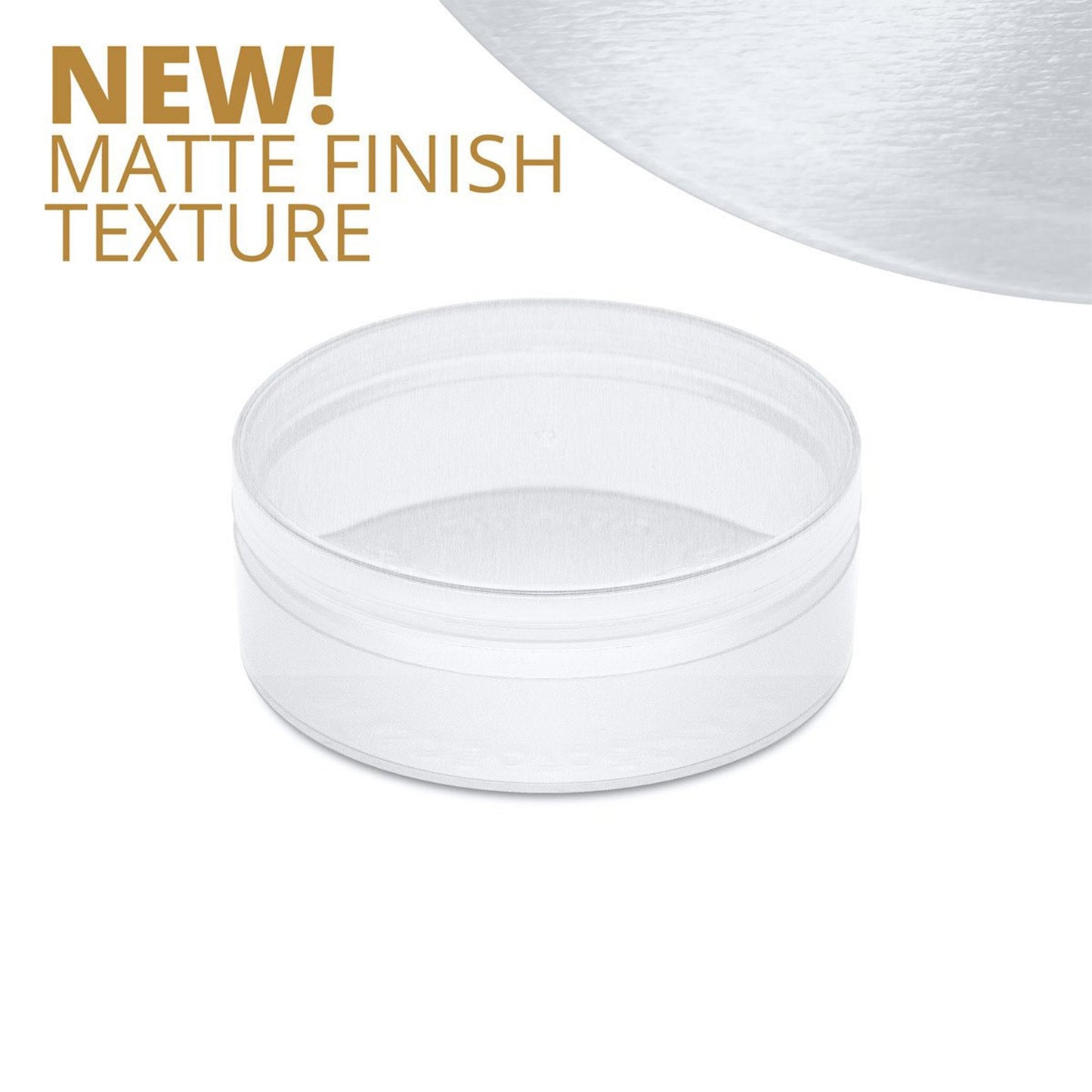 Clear Large Child-Resistant Tobacco Chew Can