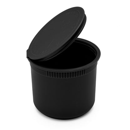Opaque Black CoolJarz 90 Dram Child-Resistant Pop Tops