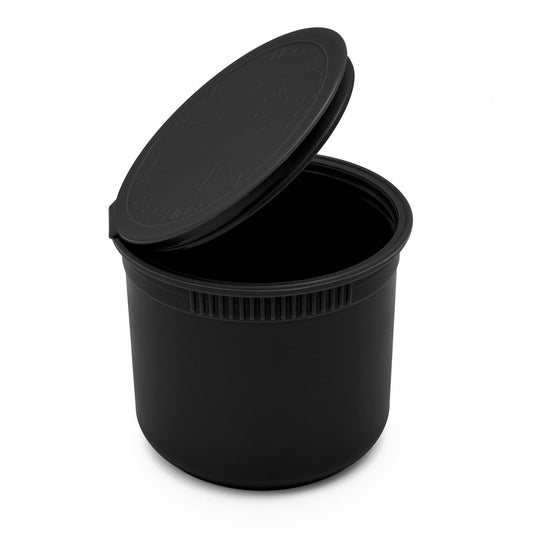Opaque Black CoolJarz 90 Dram Child-Resistant Pop Tops