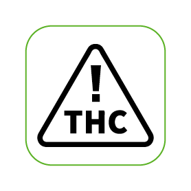 Nevada THC Paper Warning Label Sticker for Marijuana Dispensaries