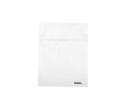 1g Matte White Bags - 2000 Count ($0.19/unit) | 3.5"x4.5" - Child Resistant