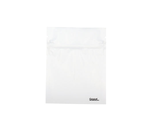1g Matte White/Clear Bags - 2000 Count ($0.19/unit) | 3.5"x4.5" - Child Resistant
