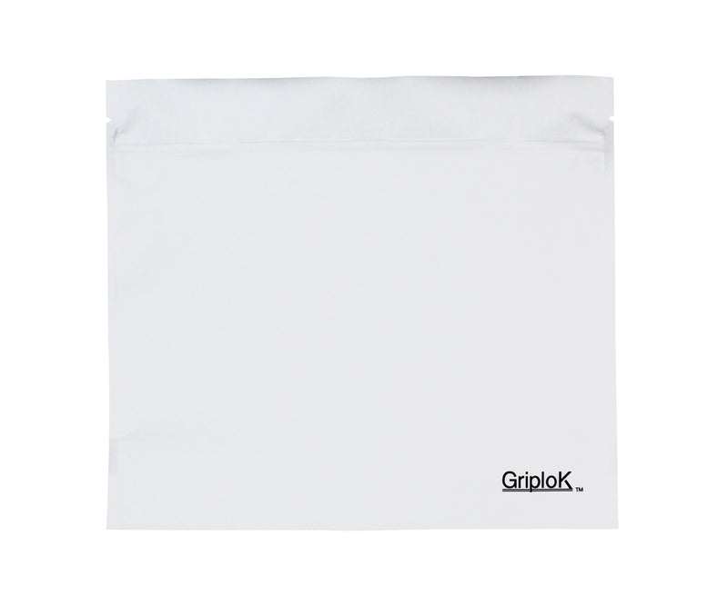 28g Matte White Bags - 800 Count | 9"x8"x3" - Child Resistant