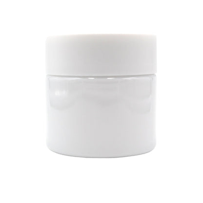 3oz White PET Plastic Jar with CR Lid & PE Liner - 608 Count ($0.35/Unit)