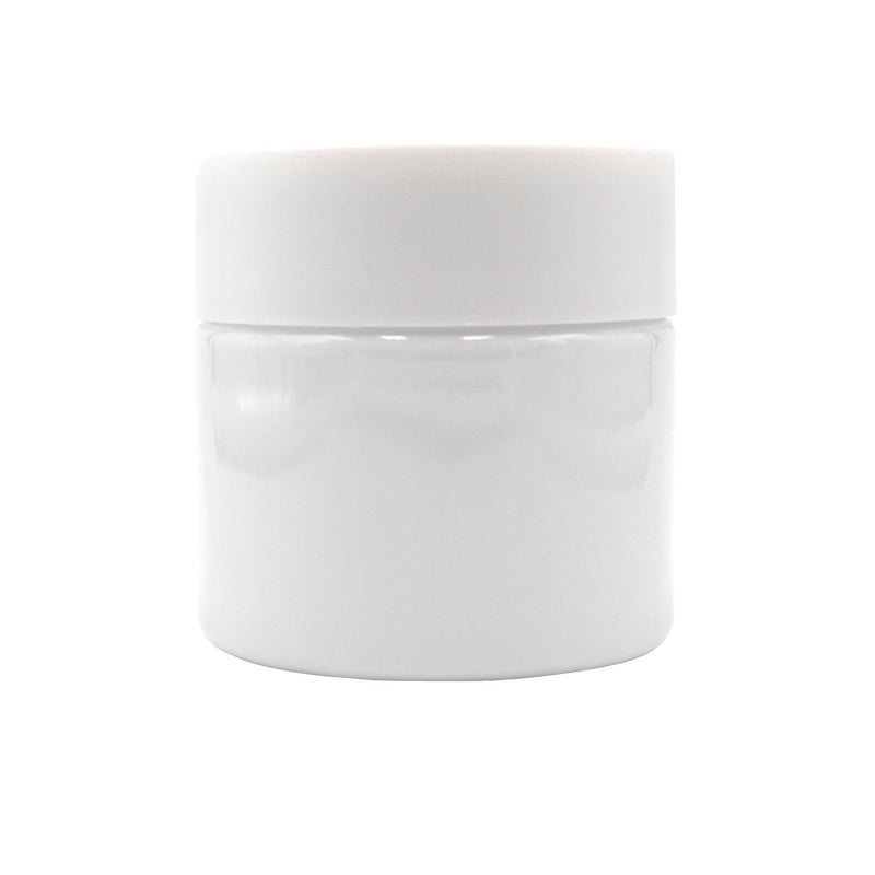 3oz White PET Plastic Jar with CR Lid & PE Liner - 608 Count ($0.45/Unit)