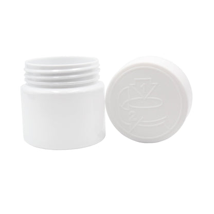 3oz White PET Plastic Jar with CR Lid & PE Liner - 608 Count ($0.35/Unit)