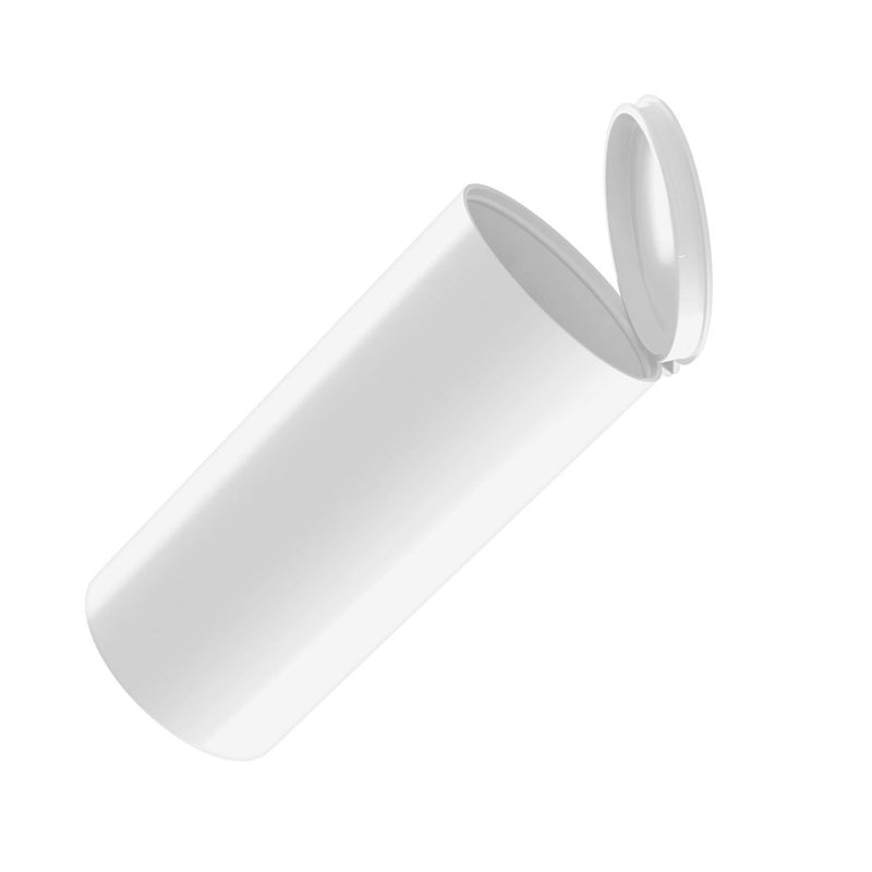 White Opaque 13 Dram EcoLite Child-Resistant Pop Top Jar